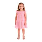 Vestido infantil rosa princesa festa petit cherie 3127036