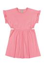 Vestido Infantil Rosa Tamanho 12