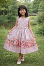 Vestido Infantil Sakura Encantada Floral TAM:8 TAM:10