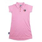 Vestido Infantil São Paulo Campeoníssimo Rosa Oficial