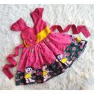 Vestido Infantil Simples Temático Magali Vermelho