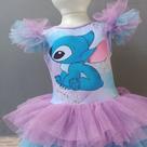 Vestido Infantil Stitich Blue