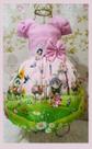 Vestido Infantil tema Jardins / Jardim Encantado / Passaros