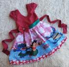 Vestido Infantil Temático Lilo & Stitch RF02