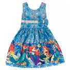 Vestido Infantil Temático Pequena Sereia