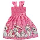 Vestido Infantil Temático Personagem Gatinha Marie