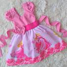 Vestido Infantil Temático Simples Bela Adormecida