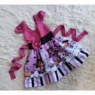 Vestido Infantil Temático Simples Casa da Gabby RF03 Vestido Infantil Temático Simples Casa da Gabby RF03