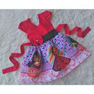 Vestido Infantil Temático Simples Elena de Avalor