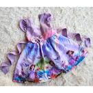 Vestido Infantil Temático Simples Princesa Sofia RF03