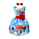 Vestido Infantil Temático Três Palavrinhas Deus É Amor Vestido Infantil Temático Três Palavrinhas Deus É Amor