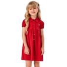 Vestido Infantil Tricoline Trick Nick Botões Manga Princesa