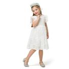 Vestido Infantil TTYAOVO em Chiffon Bordado - 5 a 6 Anos