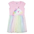 Vestido Infantil Unicornio, Manga Curta, Rosa, 1 Ano, Gaga Baby Vestido Infantil Unicornio, Manga Curta, Rosa, 1 Ano, Gaga Baby