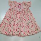 Vestido Infantil Verão Flores Rosa - Kiki Xodó