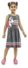 Vestido Infantil Verão Unicórnio - Kamylus