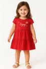 Vestido Infantil Vermelho Kaiani