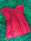 Vestido Infantil Vermelho Tule Com Calcinha