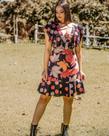 Vestido Jabo tule poa tam M