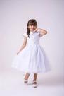 Vestido Jardim Encantado Branco com Apliques em Borboletas Vestido Jardim Encantado Branco com Apliques em Borboletas