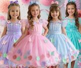Vestido Jardim Encantado Isis Luxinho Verde Tiffany + SAIOTE Vestido Jardim Encantado Isis Luxinho Verde Tiffany + SAIOTE