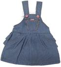 Vestido Jardineira Luxo Bebê Menina Enxoval Verão Lessa 8759