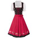 Vestido JASAMBAC German Dirndl Oktoberfest Vermelho L