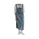 Vestido Jeans Feminino Sem Mangas Com Alças Finas, Casual E Solto, Para Primavera E Verão