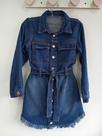 Vestido Jeans Infantil Parka Festas Rodeio Ana Castela roupa Boiadeira -Sara-