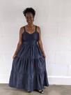 Vestido Jeans longo feminino D& A modas