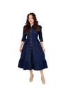 Vestido Jeans Midi Moda Feminina Evangelica