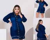 Vestido jeans plus size
