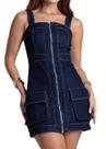Vestido Jeans Sawary - 281110 - Azul escuro P Vestido Jeans Sawary - 281110 - Azul escuro P