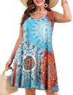 Vestido JollieLovin Plus Size Regata Sem Mangas de Verão 5X