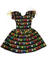 Vestido junino estampado para menina ideal para eventos escolares dança quadrilha festa ensios fotograficos e muito mas garanta ja o seu envio rápido