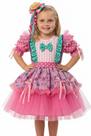 Vestido junino floral rosa com tule bambolê 670 1 Vestido junino floral rosa com tule bambolê 670 1