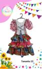 Vestido Junino infantil colorido (Tam. 10)