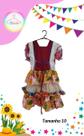 Vestido Junino infantil colorido (Tam. 10)