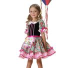 Vestido Junino Infantil Feminino Luxo pra Quadrilha