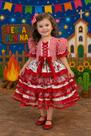 Vestido Junino Infantil Flor de São João