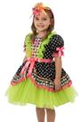 Vestido Junino Infantil Luxo Festa Junina Caipira Papilloo Verde 2 Vestido Junino Infantil Luxo Festa Junina Caipira Papilloo Verde 2