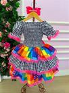Vestido Junino Luxo Quermesse do Sertão Preto - Infantil
