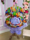 Vestido Junino Tropical para Festas Juninas