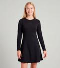 Vestido Juvenil Molecotton Curto Manga Longa Minty Preto Vestido Juvenil Molecotton Curto Manga Longa Minty Preto