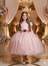 Vestido Juvenil Vila Lele Luiza Rose para Festas e Ocasiões Especiais