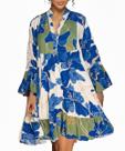 Vestido knowfashionstyle 2025 Fall Boho Floral Blue para mulheres