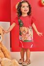 Vestido Kukiê em Malha Power Natal Urso Linha Luxo Cód: 263