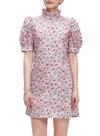 Vestido Ladyful Summer Floral de Manga Curta com Botão Rosa Claro Vestido Ladyful Summer Floral de Manga Curta com Botão Rosa Claro