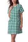 Vestido Ladyful Tweed Jackie, manga curta, gola redonda, mini
