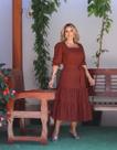 Vestido Laise 100% Algodão Maxi Midi Terra Prometida Vestido Laise 100% Algodão Maxi Midi Terra Prometida